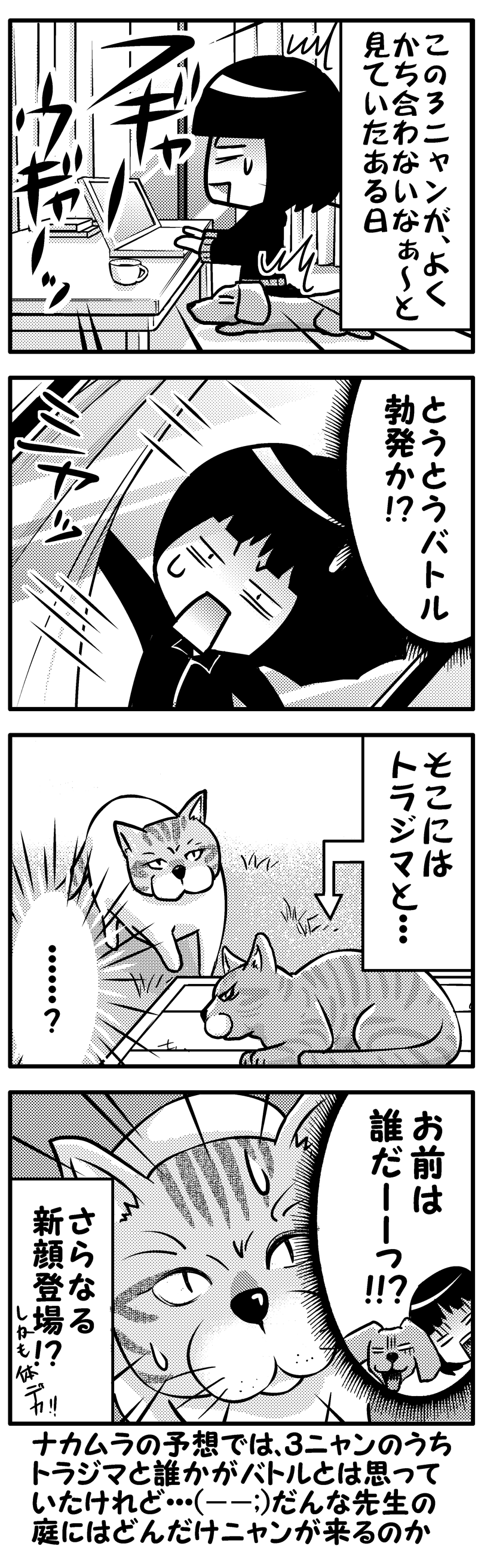 モクと庭ニャンコの乱3(後）